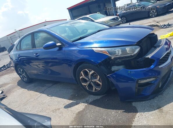 3KPF24AD6KE102426 2019 KIA FORTE Blue Սալոնի 360 աստիճան տեսք