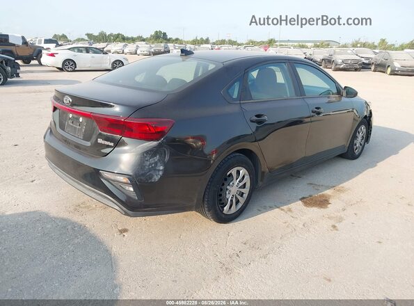 3KPF24AD6LE145018 2020 KIA FORTE Black Tył prawy