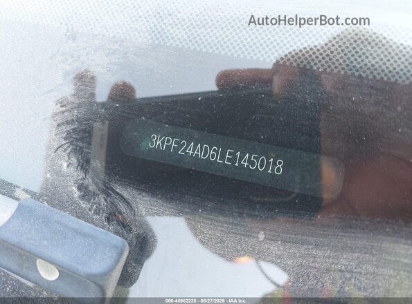 3KPF24AD6LE145018 2020 KIA FORTE Black Widok komory silnika