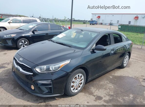 3KPF24AD6LE146217 2020 KIA FORTE Черный Передняя левая четверть