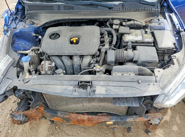 3KPF24AD6LE176043 2020 KIA FORTE Blue Սալոնի հետևի տեսք