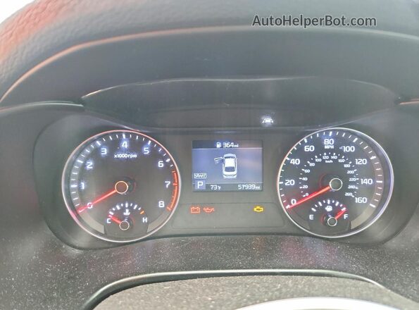 3KPF24AD6LE202365 2020 KIA FORTE Серый Вид щитка приборов