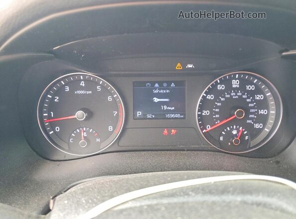 3KPF24AD6LE212684 2020 KIA FORTE Серебряный Вид щитка приборов