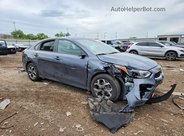 3KPF24AD6LE236726 2020 KIA FORTE Синий Передняя правая четверть