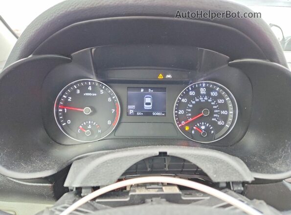 3KPF24AD6LE236726 2020 KIA FORTE Синий Вид щитка приборов