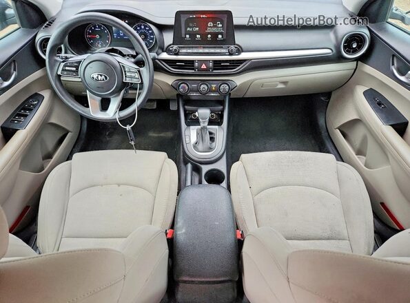 3KPF24AD6LE236726 2020 KIA FORTE Синий Вид панели приборов
