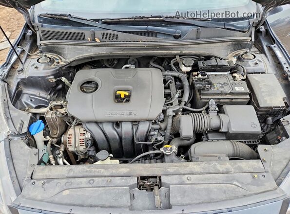 3KPF24AD6LE236726 2020 KIA FORTE Синий Вид задней части салона