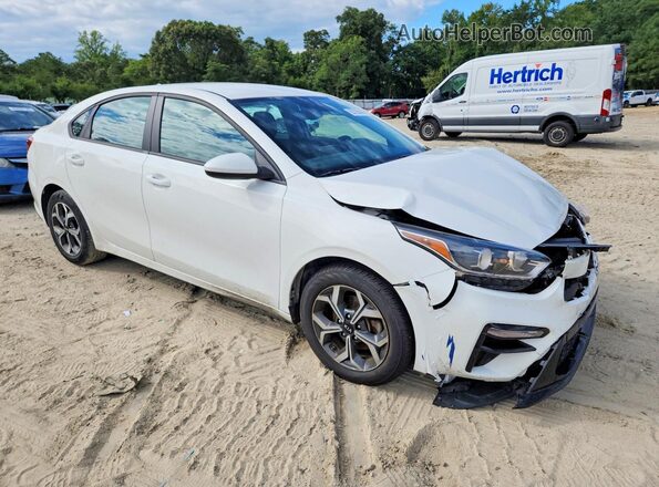 3KPF24AD6LE251758 2020 KIA FORTE Белый Передняя правая четверть