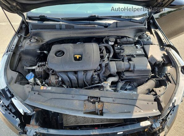 3KPF24AD6ME273552 2021 KIA FORTE Black უკანა სალონის ხედი