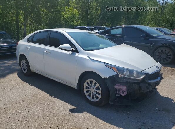 3KPF24AD6ME282848 2021 KIA FORTE Белый Передняя правая четверть