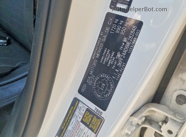 3KPF24AD6ME282848 2021 KIA FORTE Белый Вид подкапотного пространства