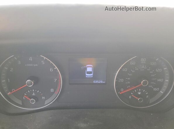 3KPF24AD6ME292263 2021 KIA FORTE White Vista del cuadro de instrumentos