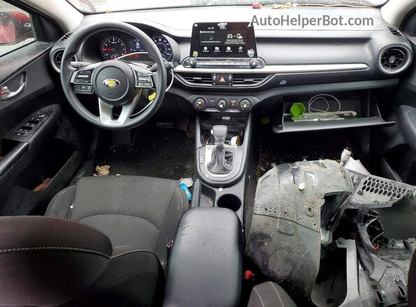 3KPF24AD6ME302810 2021 KIA FORTE Red Dashboard view
