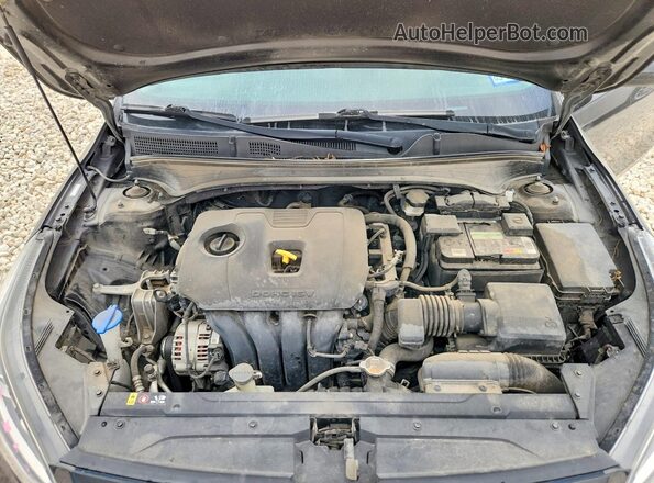 3KPF24AD6ME311684 2021 KIA FORTE Black Rear interior view