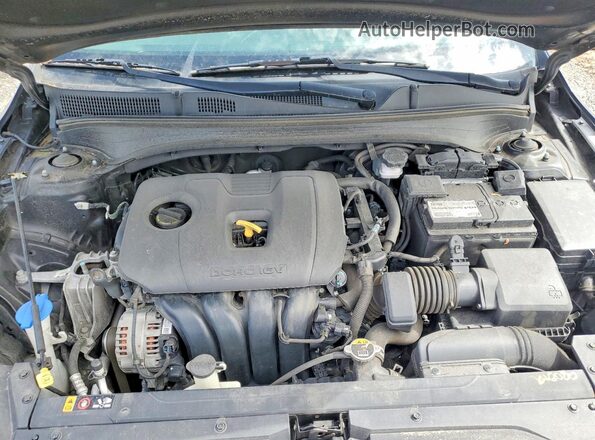 3KPF24AD6ME325245 2021 KIA FORTE Black Вид задньої частини салону