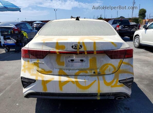3KPF24AD6ME342532 2021 KIA FORTE White უკანა ხედი
