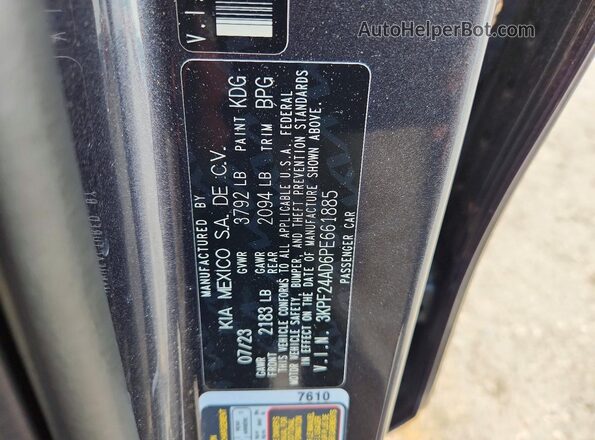 3KPF24AD6PE661885 2023 KIA FORTE Серый Вид подкапотного пространства