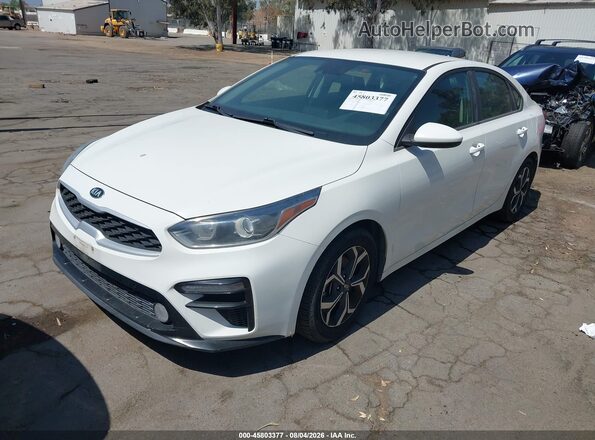 3KPF24AD7KE010841 2019 KIA FORTE White Передня ліва чверть