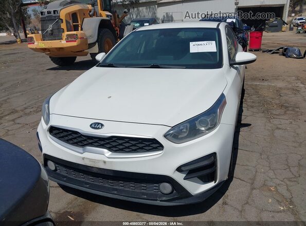 3KPF24AD7KE010841 2019 KIA FORTE White Вид щитка приладів