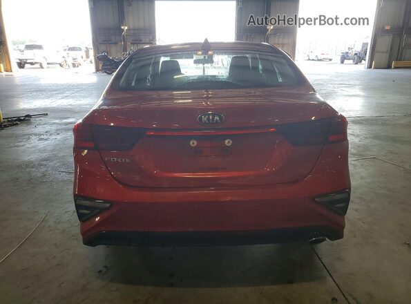 3KPF24AD7KE019782 2019 KIA FORTE Red Vista trasera