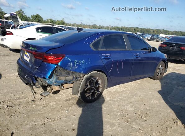 3KPF24AD7KE037912 2019 KIA FORTE Blue Задня права чверть