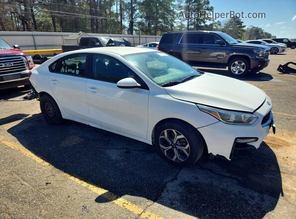3KPF24AD7KE040163 2019 KIA FORTE White Przód prawy