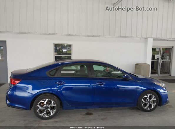 3KPF24AD7KE048943 2019 KIA FORTE Blue Սալոնի 360 աստիճան տեսք