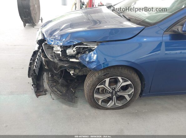 3KPF24AD7KE048943 2019 KIA FORTE Blue Դիմացի տեսք