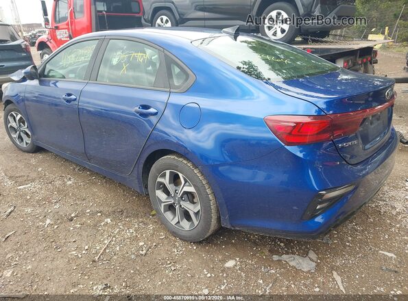 3KPF24AD7KE057464 2019 KIA FORTE Blue Rear left