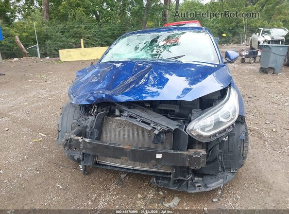 3KPF24AD7KE057464 2019 KIA FORTE Blue Rear interior view