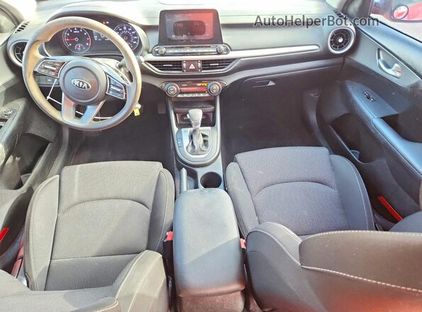 3KPF24AD7KE062941 2019 KIA FORTE Red Առջևի վահանակի տեսք