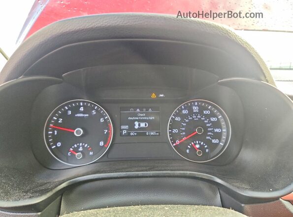 3KPF24AD7KE062941 2019 KIA FORTE Red Սարքավորումների վահանակի տեսք