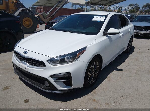 3KPF24AD7KE093199 2019 KIA FORTE Белый Передняя левая четверть