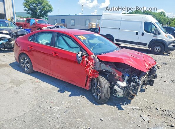 3KPF24AD7KE096488 2019 KIA FORTE Red Przód prawy