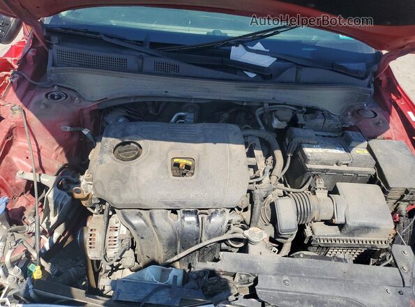 3KPF24AD7KE096488 2019 KIA FORTE Red Widok wnętrza z tyłu