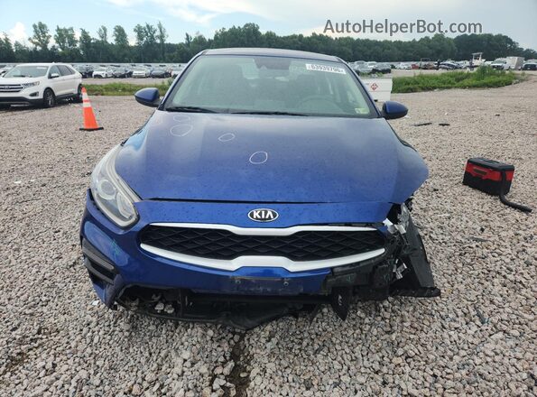 3KPF24AD7KE116285 2019 KIA FORTE Blue Vista frontal
