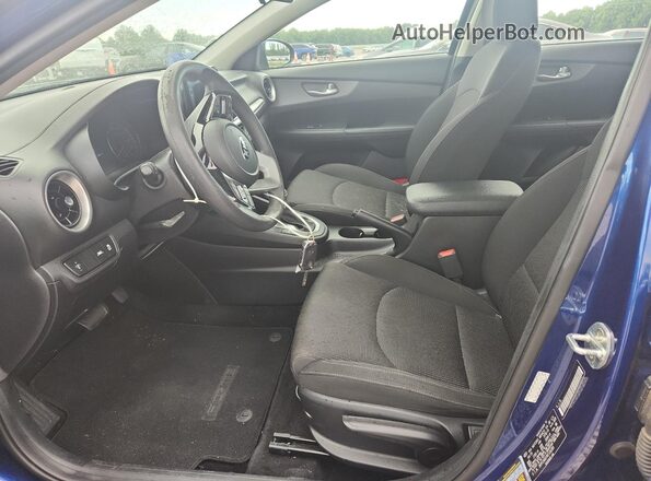 3KPF24AD7KE116285 2019 KIA FORTE Blue Vista interior delantera