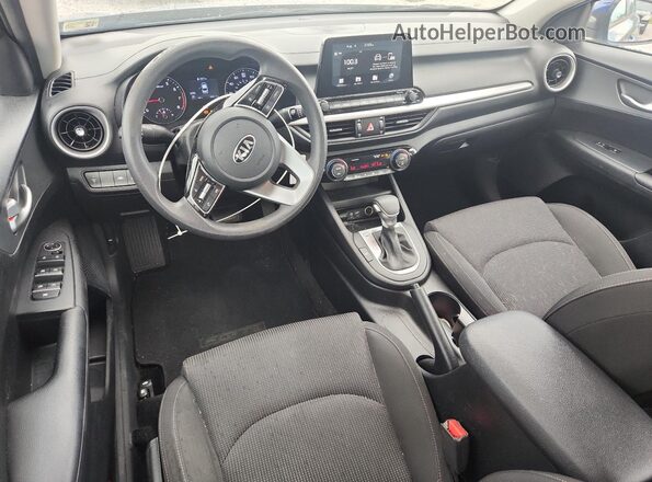 3KPF24AD7KE116285 2019 KIA FORTE Blue Vista del salpicadero
