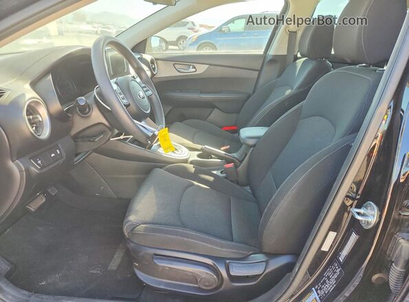3KPF24AD7KE118683 2019 KIA FORTE Black Widok wnętrza z przodu