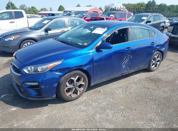 3KPF24AD7LE163429 2020 KIA FORTE Синий Передняя левая четверть