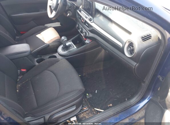 3KPF24AD7LE163429 2020 KIA FORTE Синий Вид салона спереди