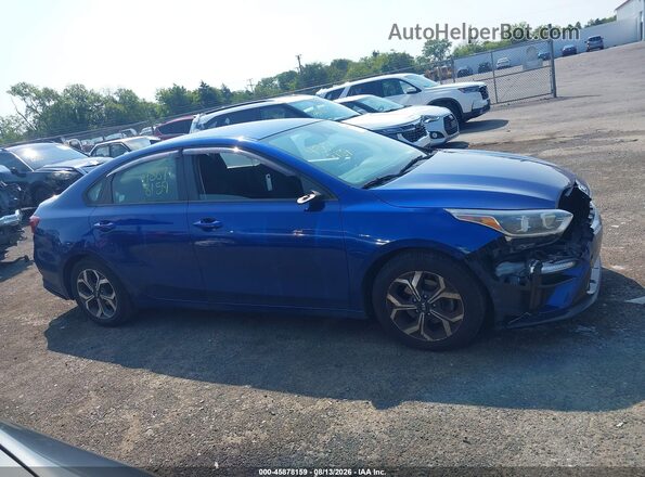 3KPF24AD7LE163429 2020 KIA FORTE Синий Вид задней части салона