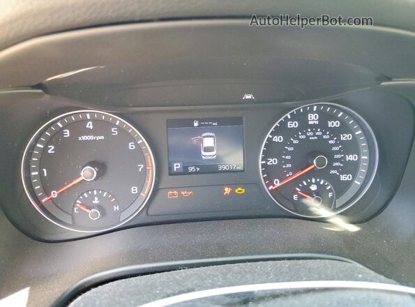 3KPF24AD7LE184118 2020 KIA FORTE Black Вид щитка приладів