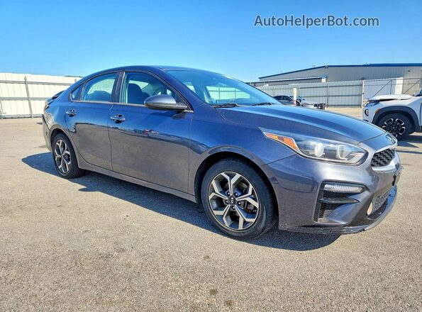 3KPF24AD7LE189495 2020 KIA FORTE Charcoal Delantero derecho