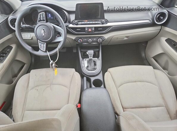 3KPF24AD7LE193952 2020 KIA FORTE Blue Вид панелі приладів