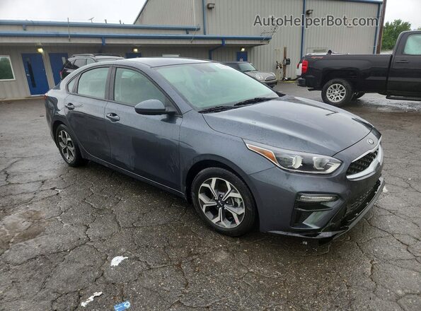 3KPF24AD7LE193952 2020 KIA FORTE Blue Передня права чверть