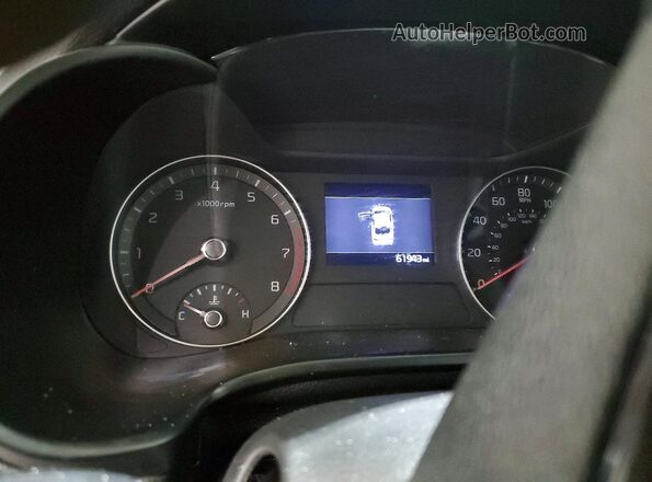3KPF24AD7LE244804 2020 KIA FORTE Gray Вид щитка приладів