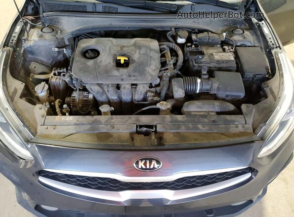 3KPF24AD7LE250246 2020 KIA FORTE Серый Вид задней части салона