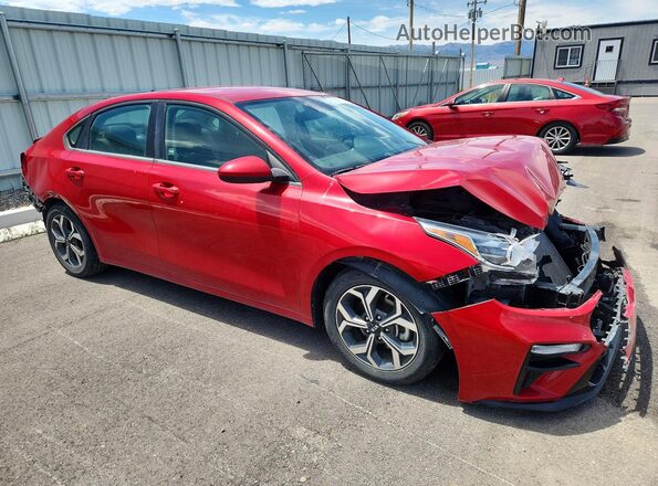3KPF24AD7ME270661 2021 KIA FORTE Красный Передняя правая четверть
