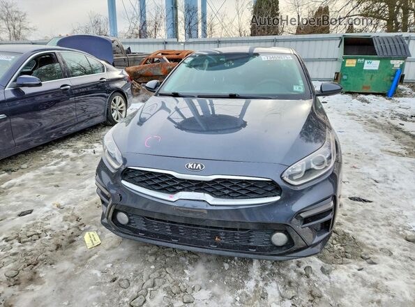 3KPF24AD7ME305232 2021 KIA FORTE Gray Вид спереду